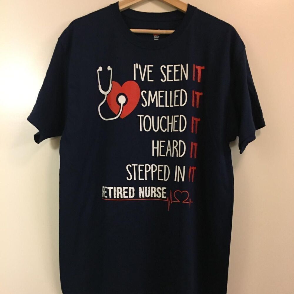 Retired Nurse T-shirt size Large